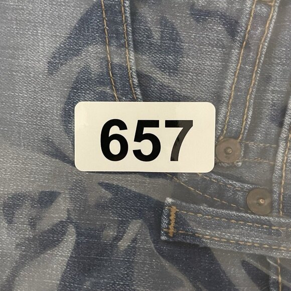 Madewell Womens 10” High-Rise Skinny Blue Denim Distressed Jeans Size 24 - Picture 11 of 11